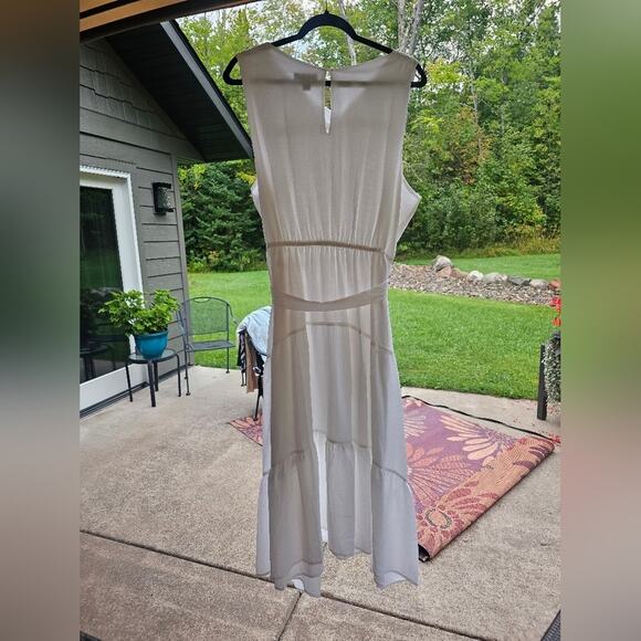 NWT Vera Wang White Tiered Tank Dress Midi White Size Size XXL - Picture 10 of 13